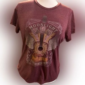 Flag and Anthem t shirt ladies medium